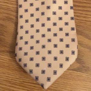 VINTAGE LILLY DACHE pale pink silk Necktie made‎ in the USA